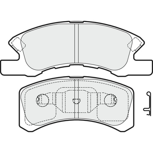 Brake pads set - brake, daihatsu
