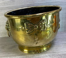 Antique  Brass Jardiniere