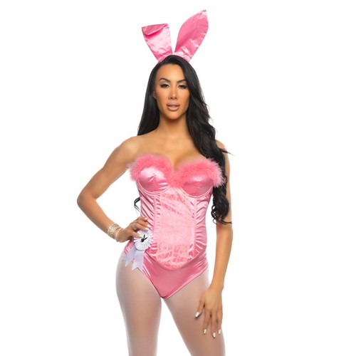 Playboy bunny costume satin - bunny,