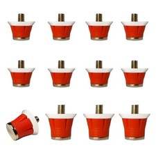 12 x Replacement Football Rugby Studs Red White SG Adidas World Cup Kaiser Puma
