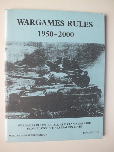 War games rules 1950 - war, 1950-2000