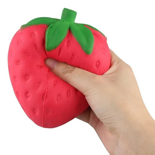 Jumbo strawberry squishy slow - strawberry,
