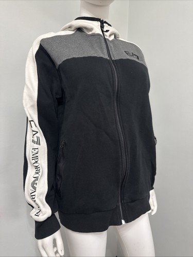 Ea7 men zipper hoodie - zipper, size
