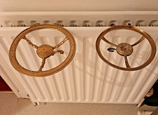 2 ANTIQUE GEORGIAN VICTORIAN FIRE RANGE BRASS KETTLE PAN STAND FOLDING TRIVETS