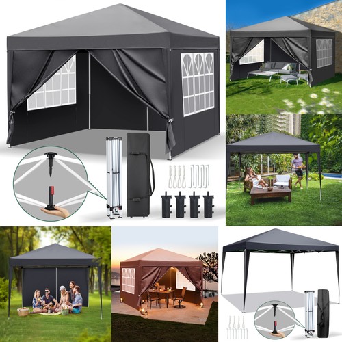 3x3m one touch pop gazebo - 3x3m, up