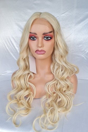 Long wavy blonde synthetic - long,