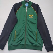 Adidas Originals Green Superstar Tracksuit Top Jacket | Men's Medium