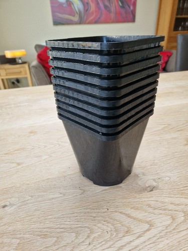 Litre square plant pots - litre,