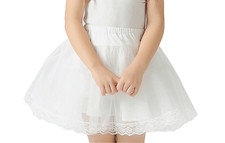 Flowergirl Hoopless Net Petticoat/Bridesmaid Underskirt/Child Pageant Skirt,W103