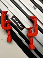 Einhell Track Saw Guide Rail G-Clamp All-In-one (PK-2) Complete!