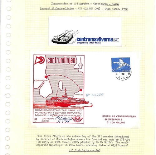 Denmark inaugural hovercraft - denmark,