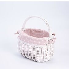 Handbag Shaped High Handle Wicker Shopping Baskets collection Gift Hamper Fabric