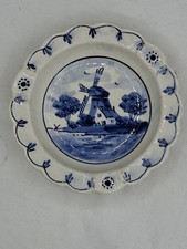 Delfts blue decorative plate - delfts,