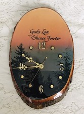 Vtg. Rustic Sliced Tree Trunk