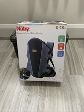 Nuby 3-in-1 Newborn Baby Carrier Ergonomic, Adjustable, 3 Positions, Navy Blue