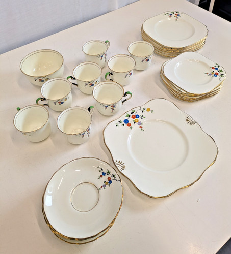 Vintage bone china - bone,
