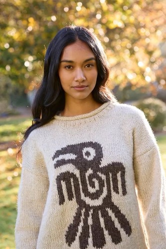 Pachamama hand knitted - pachamama, off