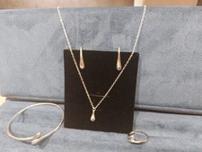 Martin James 5 Piece Jewellery Set - NEW BOXED- Necklace, Bangle, Ring, Earrings