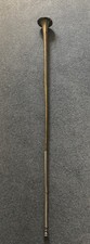 Vintage Buisine Heraldic 134cms Long  Brass/Nickel Horn By Ball Beavon & Co
