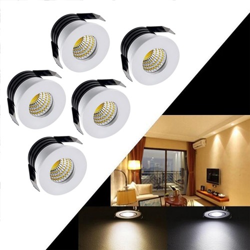 5pcs led recessed small - 3w,