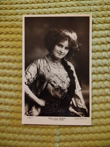 Antique rppc postcard miss - antique,