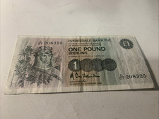Clydesdale Bank £1 Note