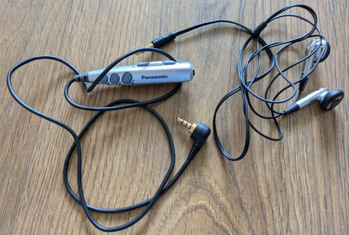 Panasonic line headphone - in-line,