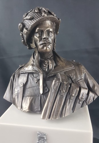 Cold cast bronze bust - cast,