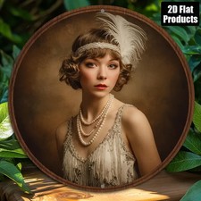 1920s ART DECO FLAPPER LADY