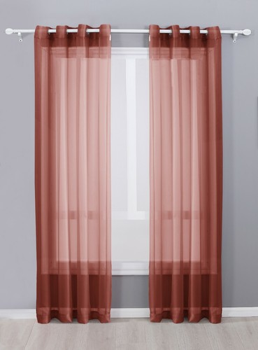 Piece sheer voile grommet - piece,