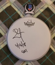 Bill Ward Black Sabbath signed 10 inch Remo Drumhead Beckett BAS COA #BK94849