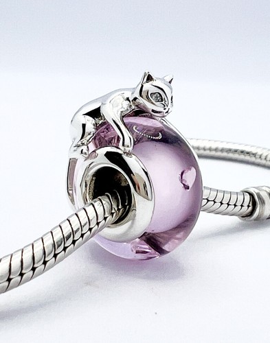 Murano glass charm - charm, love