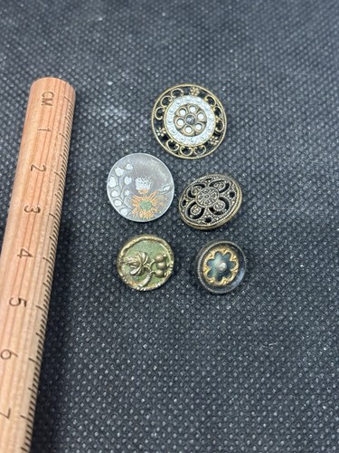 Antique buttons unusual curios - buttons,