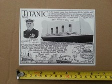 TITANIC SHIP POSTCARD 1982