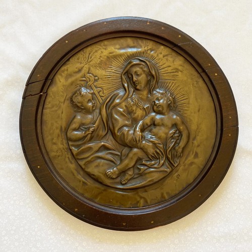 Antique bronze brass - bronze/brass, relief