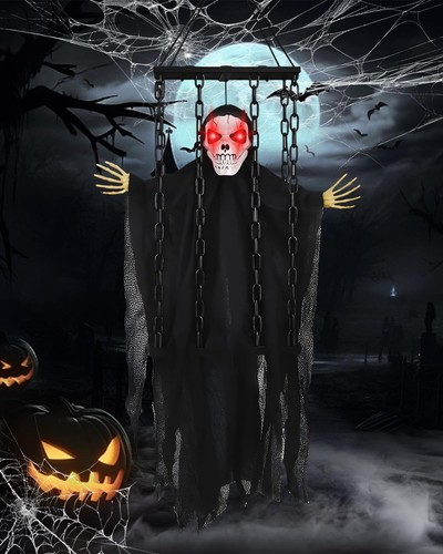 Animated hanging skeleton with - animated,