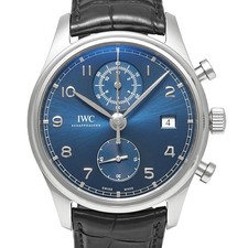 IWC Portuguese IW390303 Blue Case Size 42mm x 42mm Men's Used Watch #101027