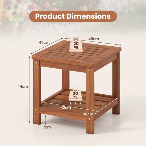 Wooden tier side - tier, with