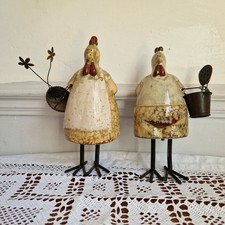 Pair 8 inch FOLKSY FARMYARD