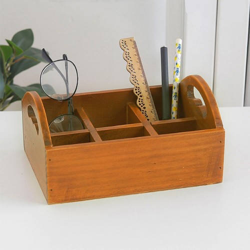 Vintage tea bag box wooden - box,