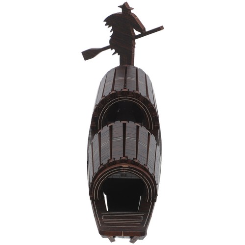 Small wooden boat photo prop - small,