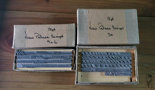 Vintage letterpress metal - letterpress,