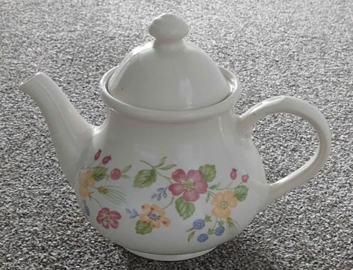 Floral teapot - floral,