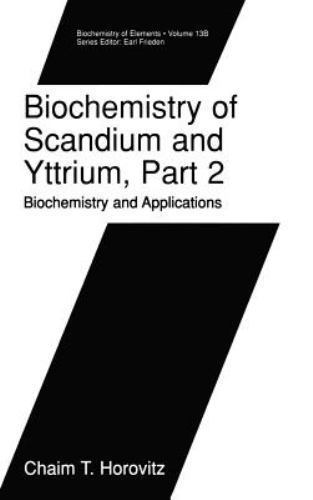 Biochemistry scandium and - biochemistry, of