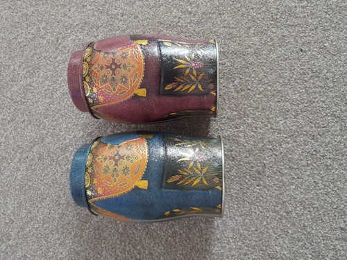 Williamson pair tea caddies - pair,