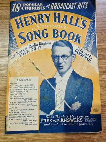 Vintage sheet music