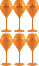 Set of 6 Yellow Acrylic