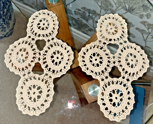 Pair art deco beige - pair,