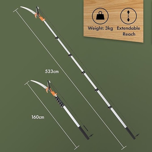 Vonhaus telescopic tree pruner - tree,