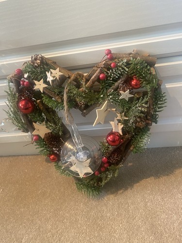 Christmas wooden wreath - christmas,